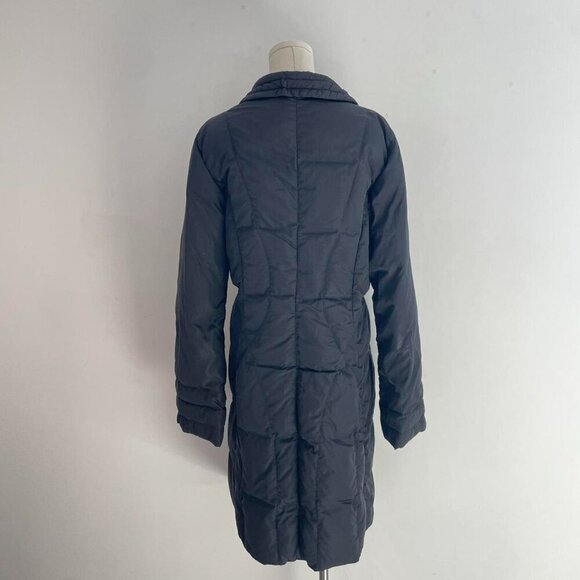 Vintage Moncler Down Puffer Coat | Black Long Quilted Jacket | Women’s Size 3 M - Picture 3 of 8